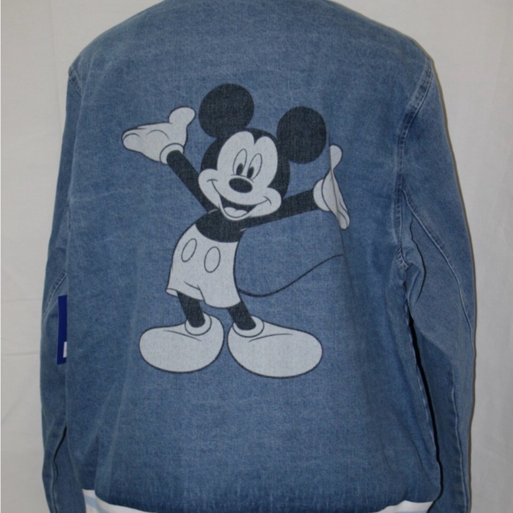 Disney D23 Blue Bomber Jacket with Mickey Mouse